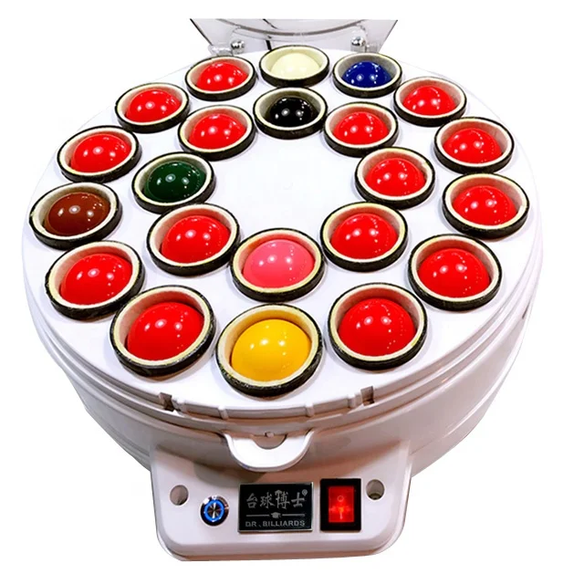 Automatic Snooker British 22 Pieces Ball Electronic Snooker Ball Washing Machine Billiard Ball Set Cleaner Machine