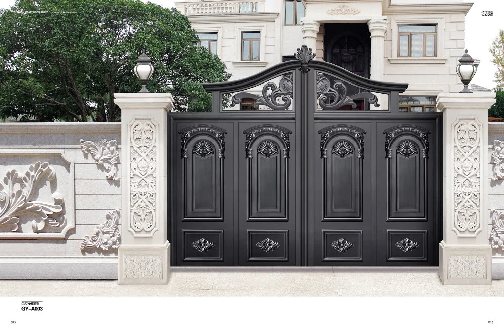 Luxury house aluminum decorative main gate