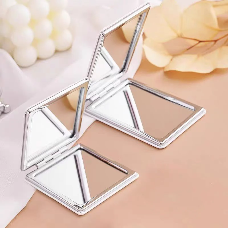 KM Wholesale OEM Handheld Mirror Private Label Personalised Sublimation Makeup Mirror Travel Small Portable Makeup Mirror