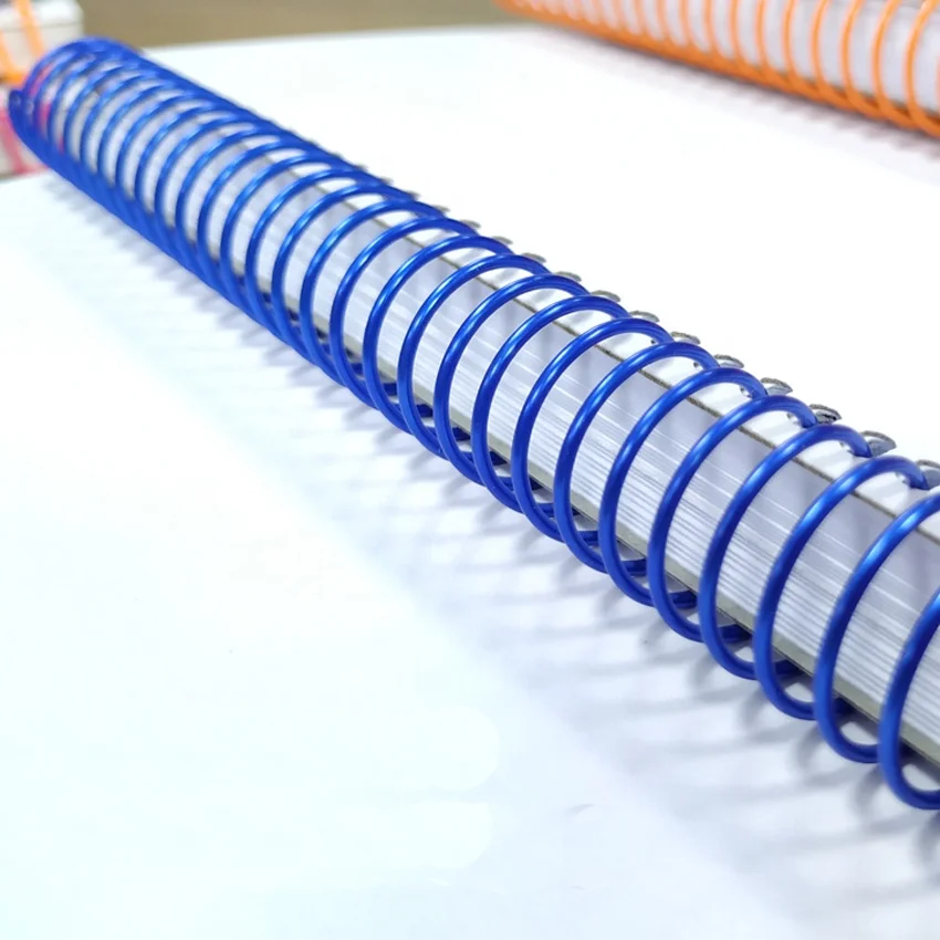 Various Size Eco-friendly  and Pink Color High Quality Metal Spiral Binding Coil Wire O
