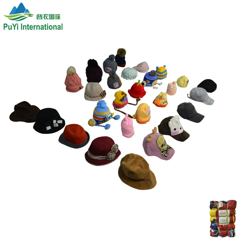 headgear Wholesale winter wool cap warm korea used hat second hand thrift bales 45kg