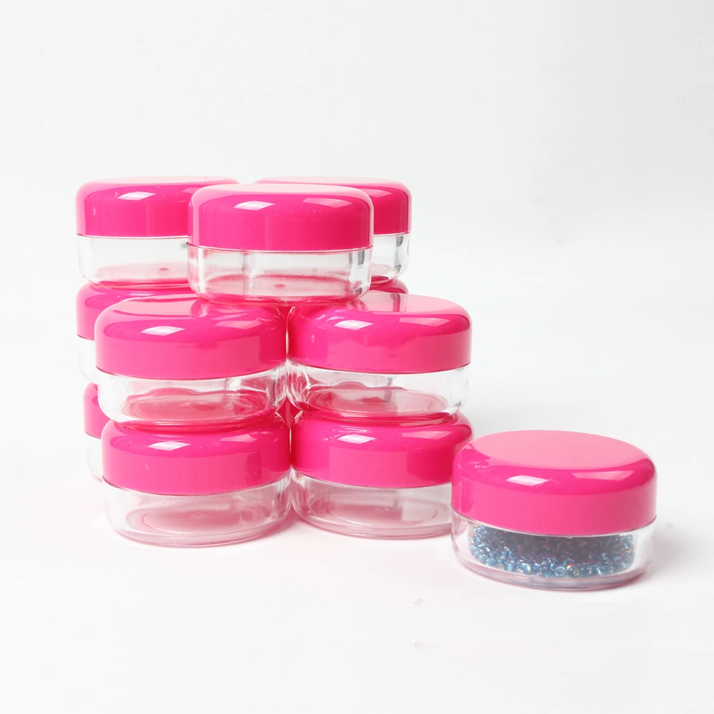 12pcs/pvc box 21999 Customized plastic round bottle multi acrylic storage box