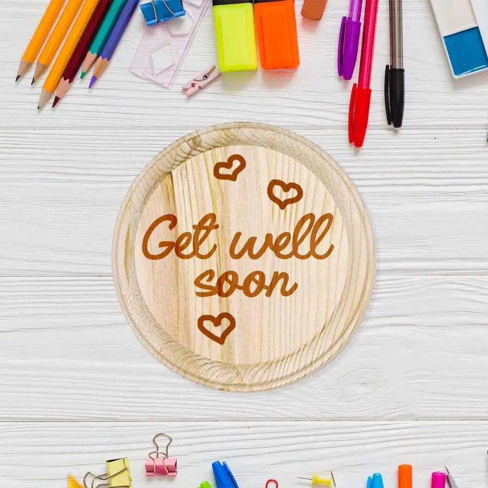 Необработанная деревянная зубчатая доска, круглая основа для проектов ручной работы