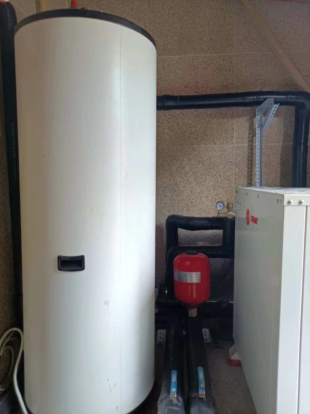 304 316 Duplex  Buffer Tank 50L 100L150L 200L 300L 500L 1000L Boiler Floor Heating Heat Pump Stainless Steel Storage Water Tank