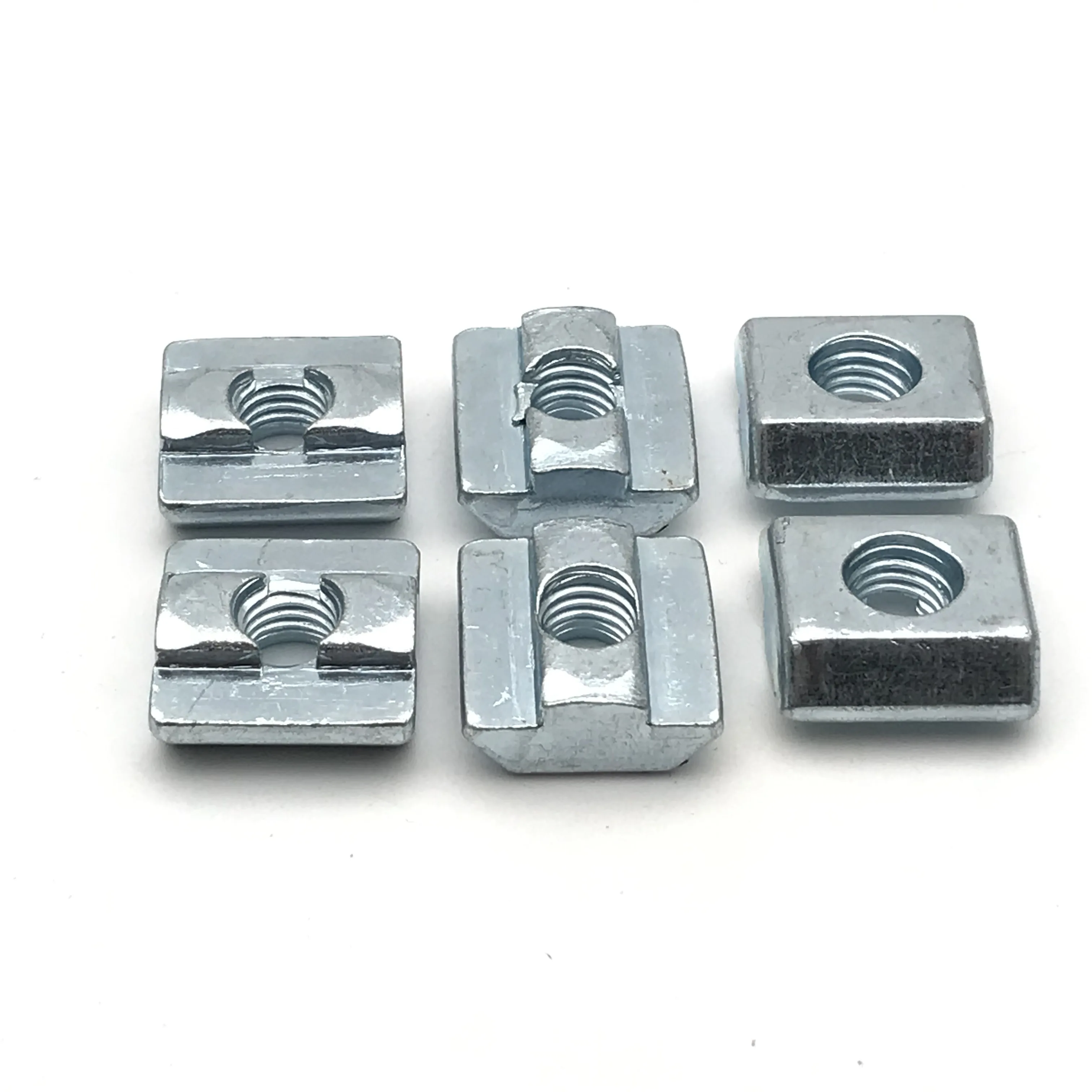 M6 M8 M10 Nickel Zinc plated Steel T slot Slide nut 4040 slide nut