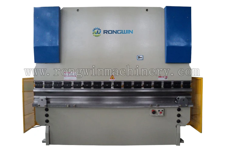 Manual Sheet Metal Pan and Box Brake Folding WC67Y 100T 200T 300T 400T Bending Machine