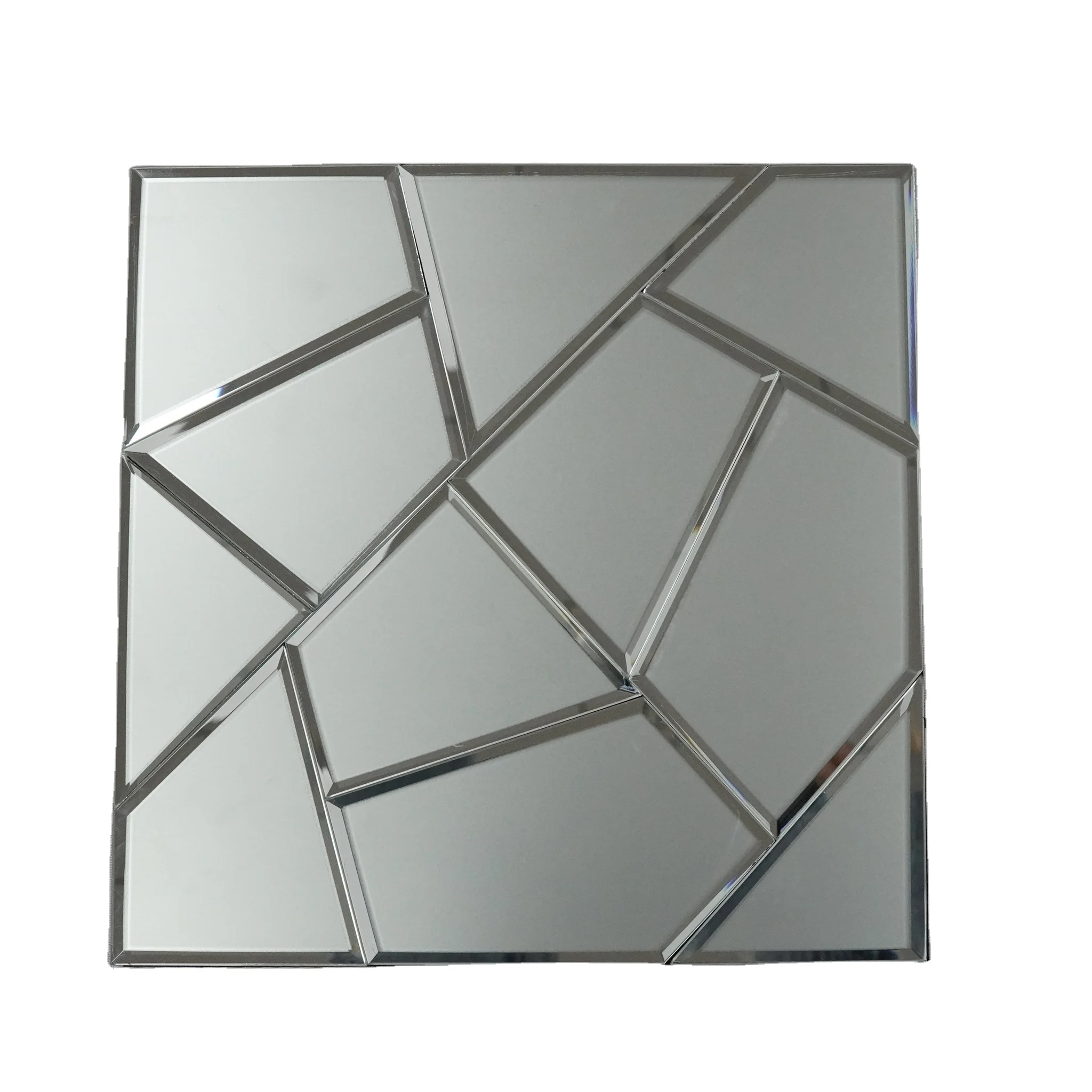 Modern Square Mosaic Glass Tiles for Home Room 4mm 5mm Application
