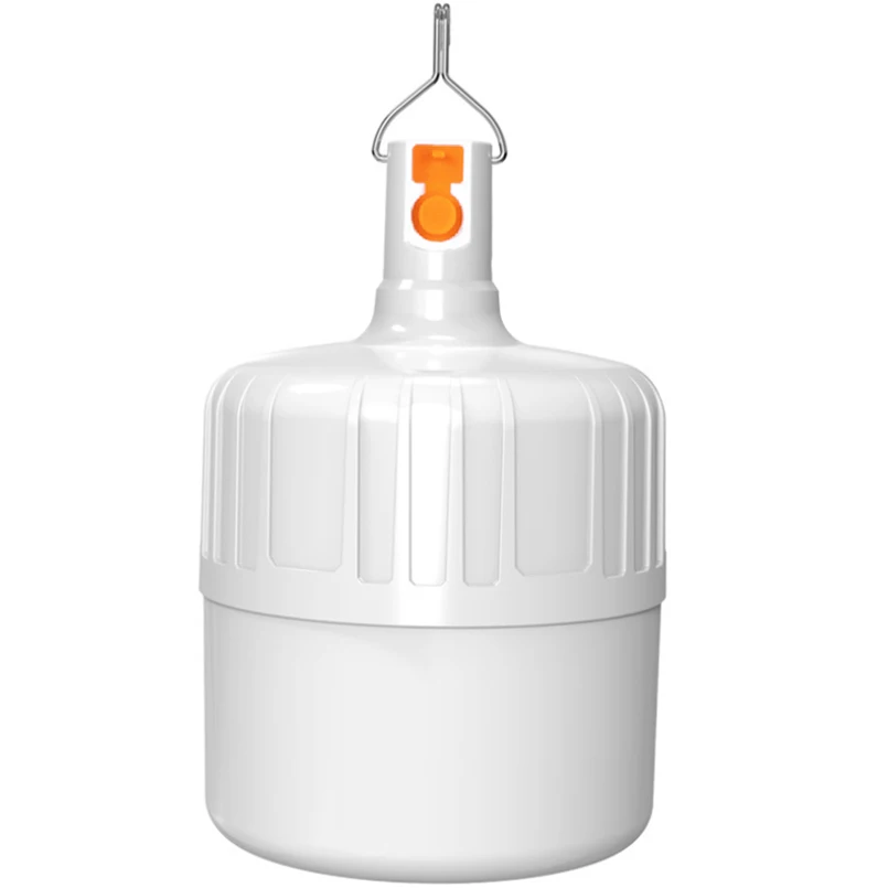 Hot Sale Waterproof Emergency Rechargeable 3 Modes With Rotary Metal Hook Emergency Bulb Light