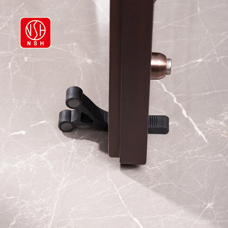 NSH 6256 With magnet door stop Windproof door stop wedge windproof door stop Child safety clamp hand card