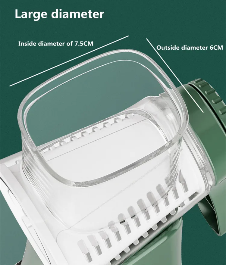 Multi Purpose 5 in 1 Rotary Cheese Grater amazon Hot Selling Vegetable Slicer Cutter Vegetable Grater