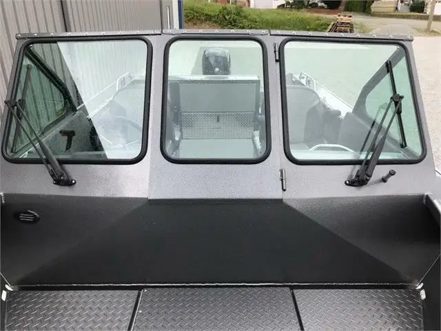 Kinocean 22ft  Aluminum Half Cabin Boat with Full Welded for Fishing Working