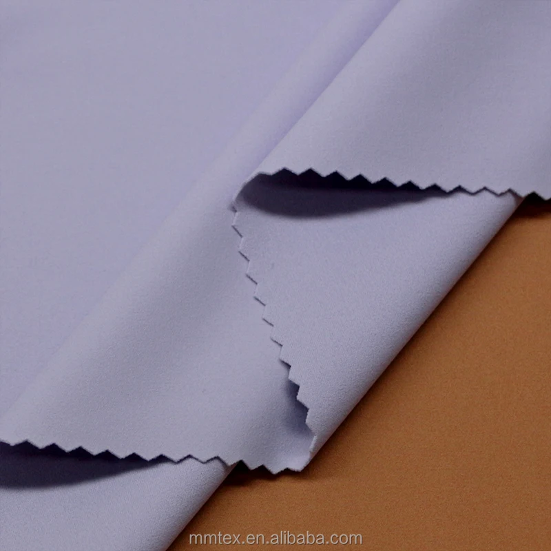 80% Polyamide Nylon 20% Elastane Interlock 4-Way Weft Stretch Fabric Breathable Plain Dyed Sublimation Yoga Wear Sportswear