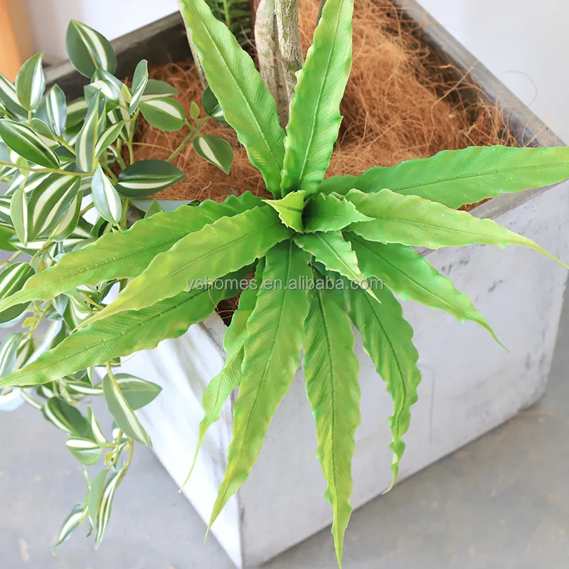 Artificial plant fern landscape decoration forest fern leaf  tropical leaves