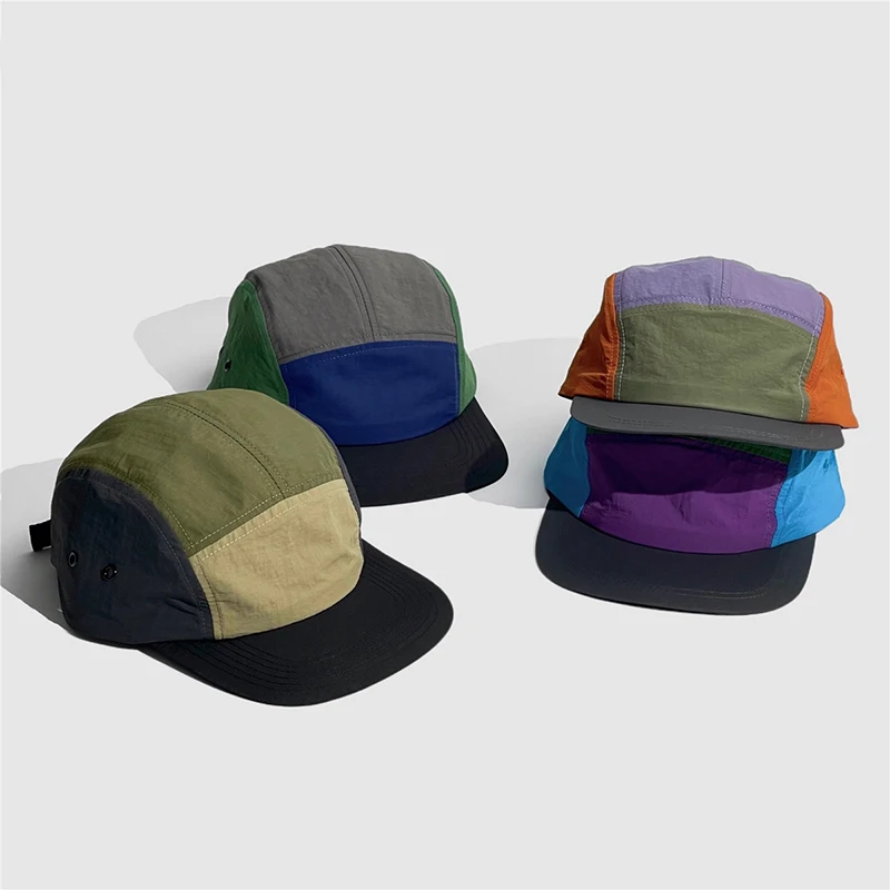 Hot Sale Custom Printing Logo Waterproof Camper Cap 100% Polyester Soft Leisure Sport Hat For Men