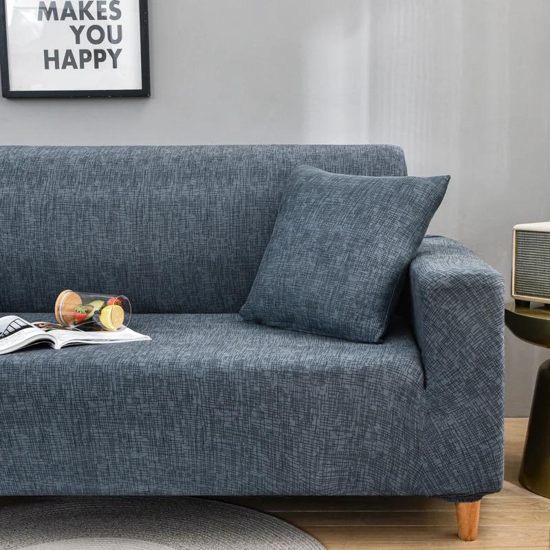 Hot sale elastic stretch printed knitting sofa covers for 3-seater sofas