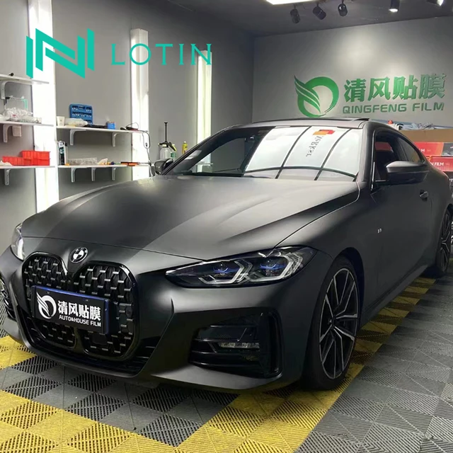 Wholesale Supplier Vehicle Body Sticker Wrapping Films Matte Frosted Black Car Vinyl Wrap
