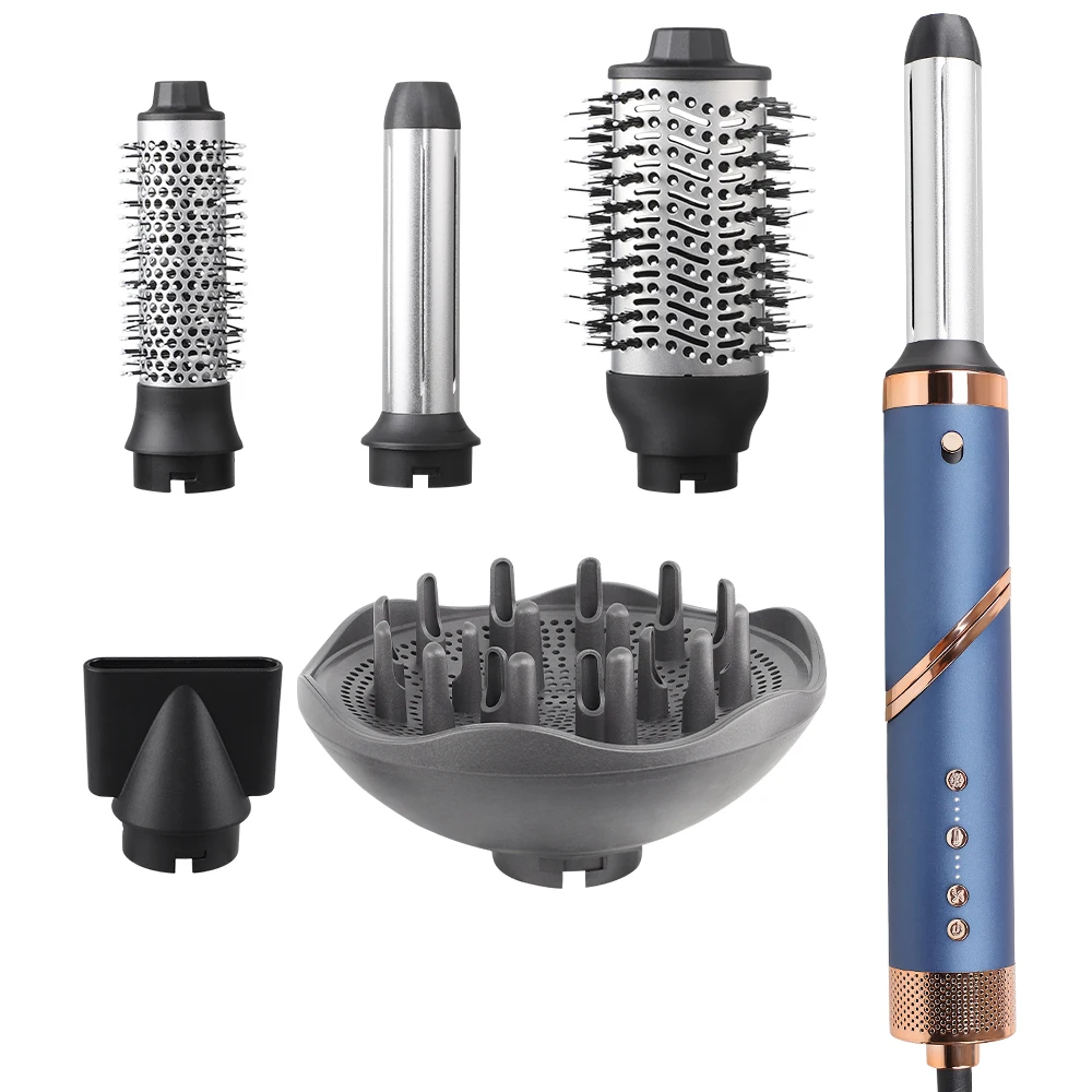 5 in 1 Hair Styler Hair Straightening Ionic Hair Dryer Professional Blow Dryer secadora de cabello Curling Irons Hairdryer Set