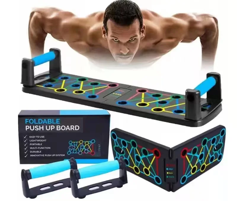 CONWAY PSB007 New Design Portable Home Gym Workout 9in 1 Pushup Board Abdominal Machine Trainer Push Up Equipment