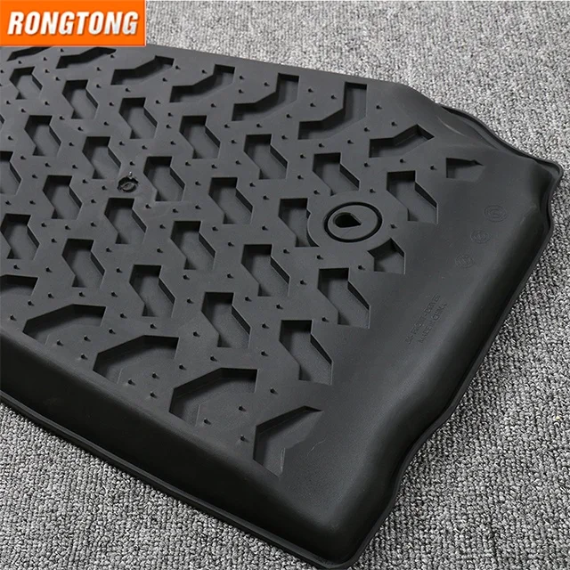 2 Door 4 Door Car Foot Mat Floor Rubber Accessories Rear Liner Waterproof Auto Mat For Jeep Wrangler JK 2007-2017