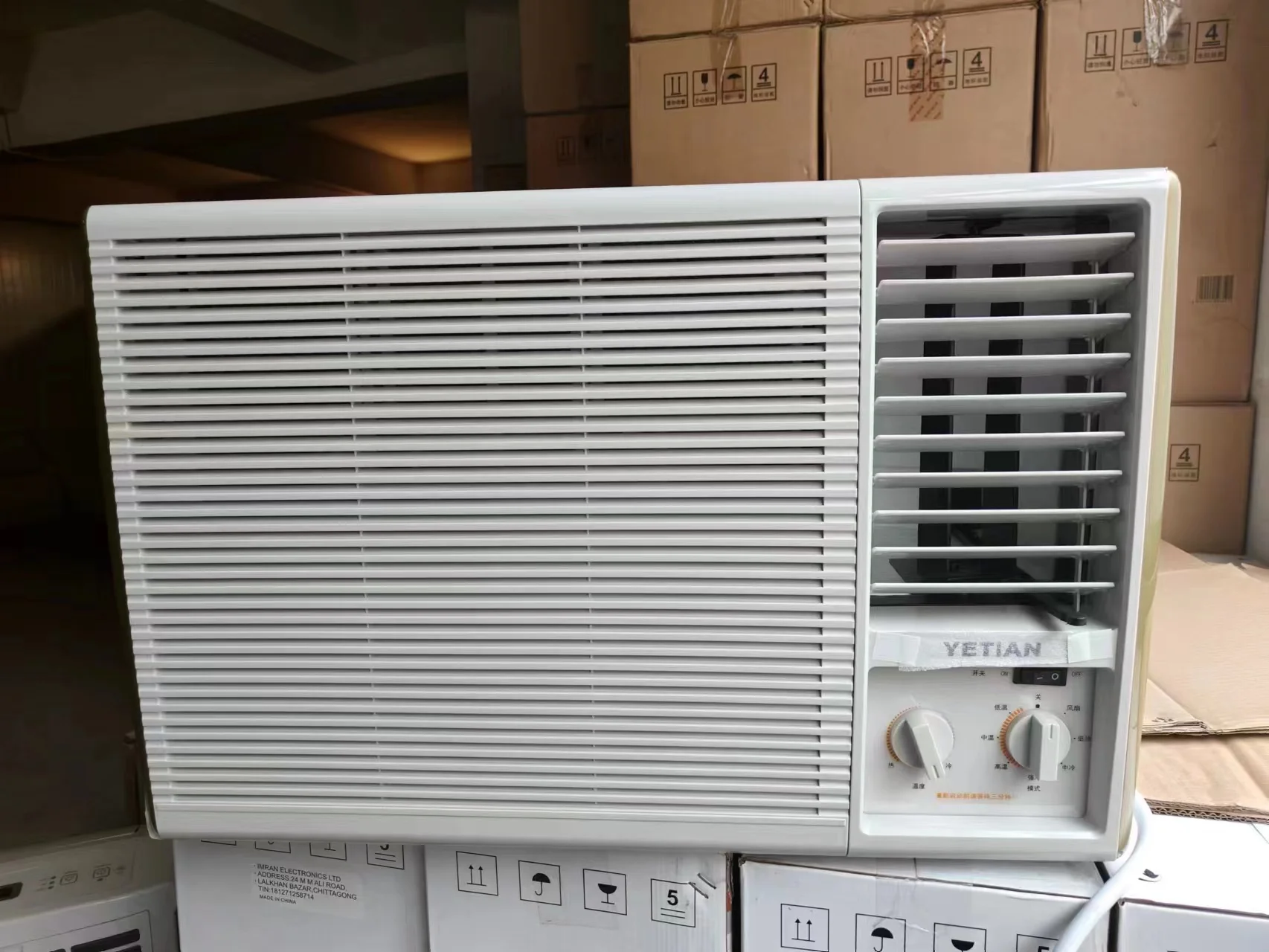 OEM Factory T3 Cool and Heat 24000Btu Household Window AC 1.5 ton Air Conditioner
