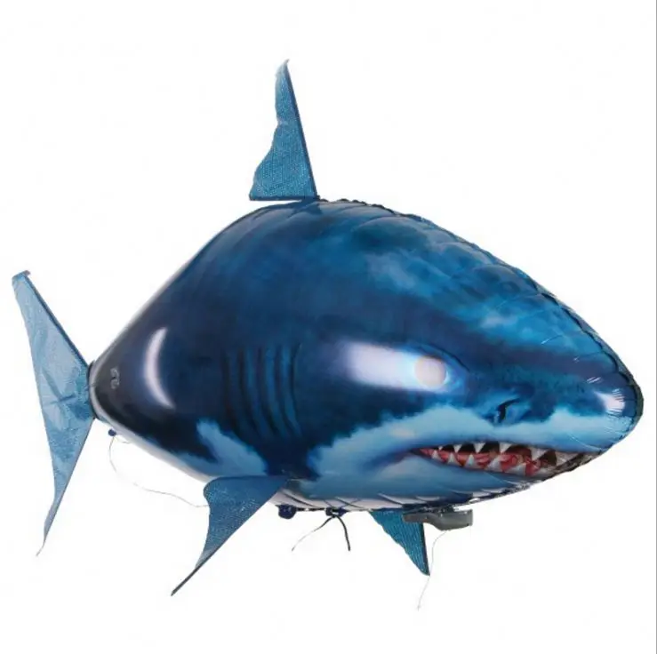 A Really BIG RC Air Swimmer Remote Controlled Flying Shark remote Control Shark Toys for Kids or people