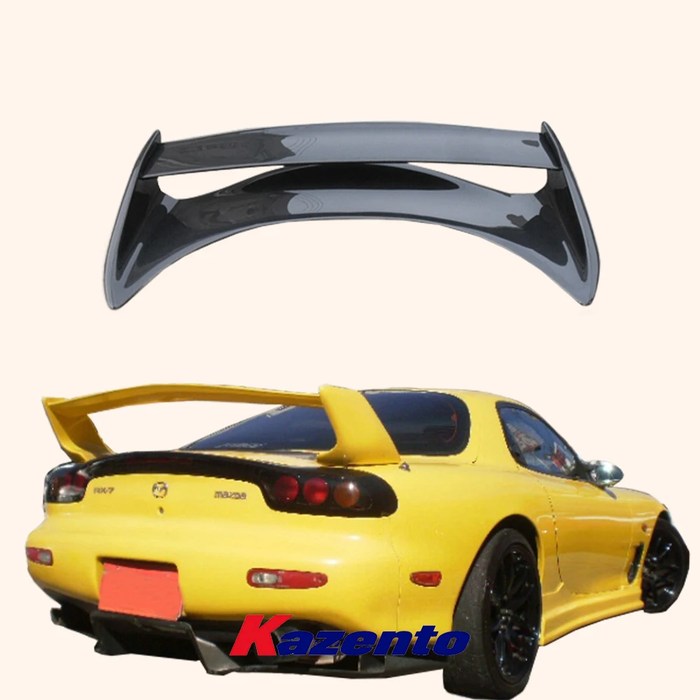 Комплект кузова автомобиля задний спойлер для Mazda RX7 FD3S MS стиль карбоновое волокно заднее крыло багажника комплекты