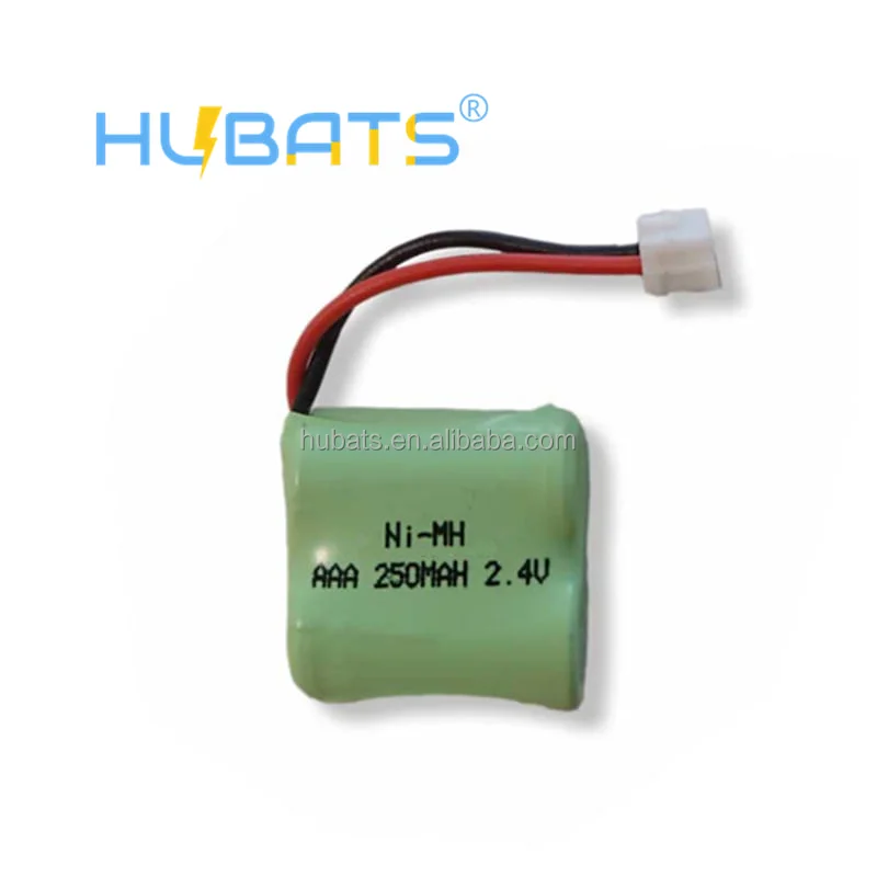 NiMH 1/2AAA 250mAh 2.4V for coaster pager Replacement battery 2.4V 250mAh 1/2AAA NiMH battery with Free Shipping