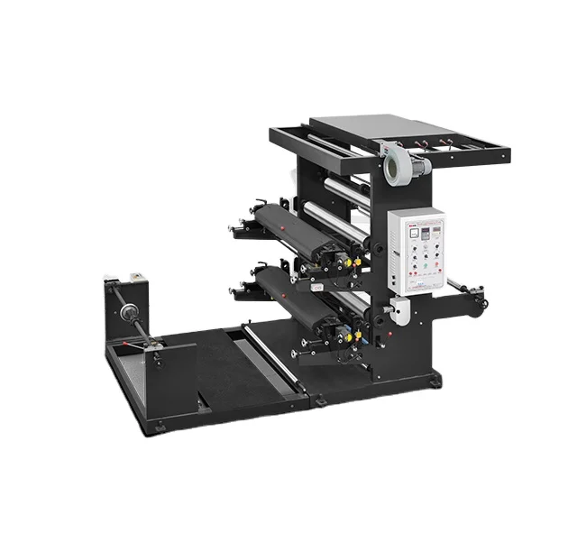 Two colour flexo printing machine for non woven fabric