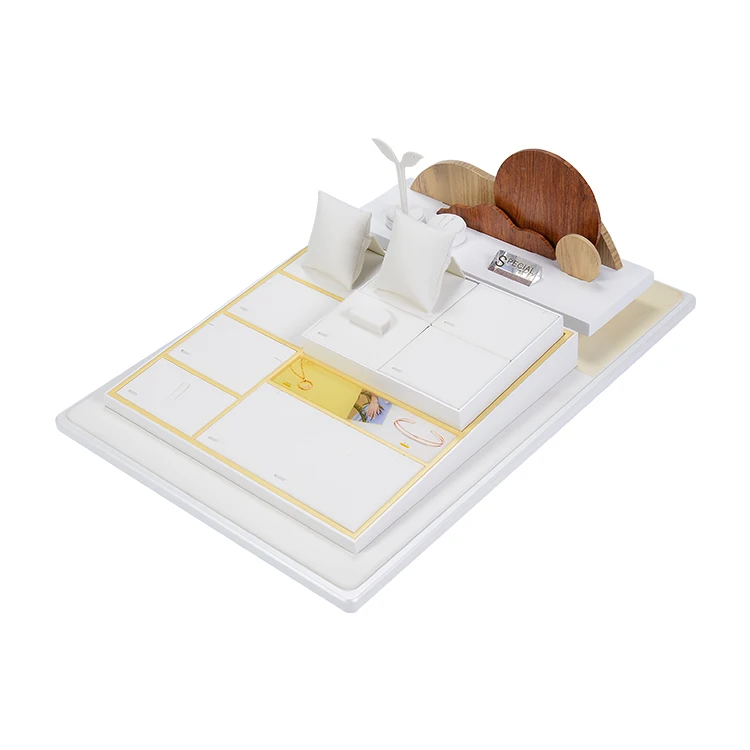 Custom brand luxury jewelry display set, jewellery packaging & display