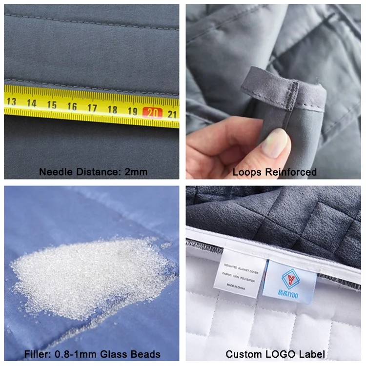 New Fabric Dropshipping Wearable Twin Queen Fleece Minky Sherpa Weighted Blanket For Winter