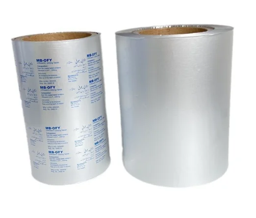 Pharmaceutical packing cold forming alu alu foil heat sealing OPA+AL+PVC blister alu foil PTP for capsules pills tablets package