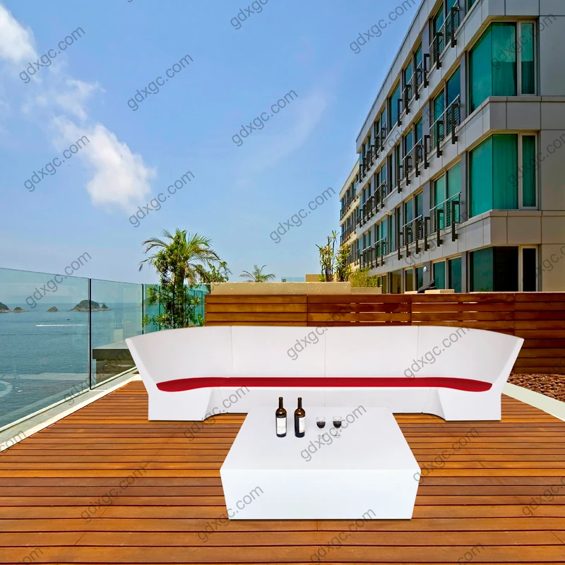 Modular Sectional Modern luxury combination Italian sofa garden sofa  Modular Family hotel pool side Sofa