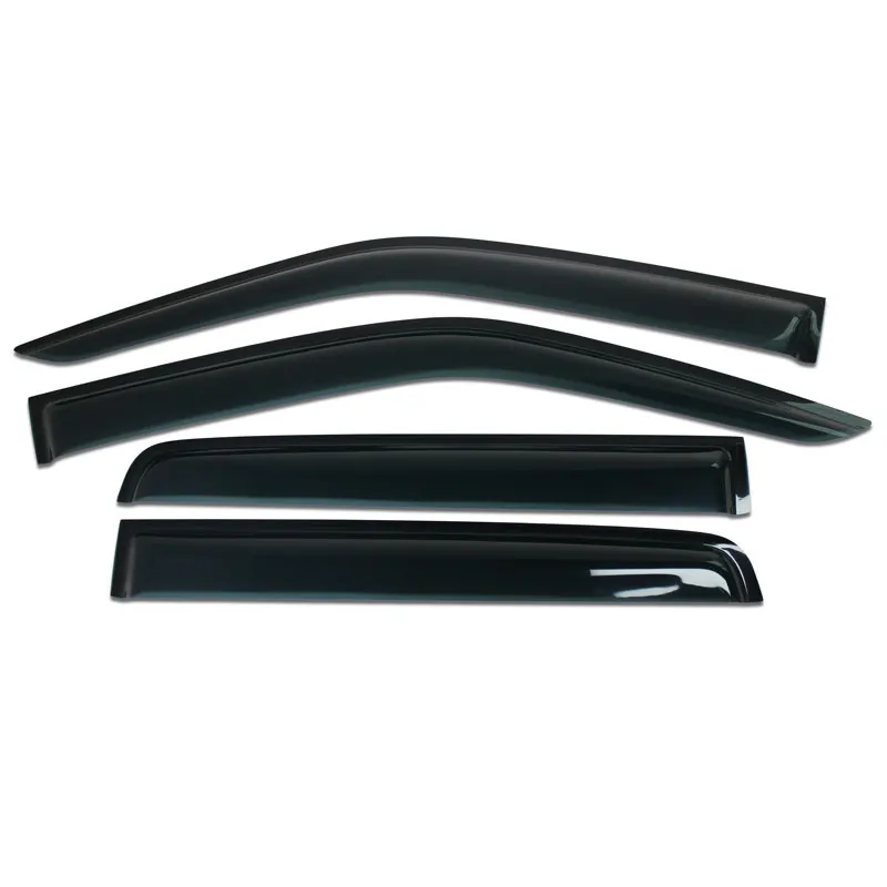 Acrylic side door window visor black for Dmax 2021 double cabin exterior accessories