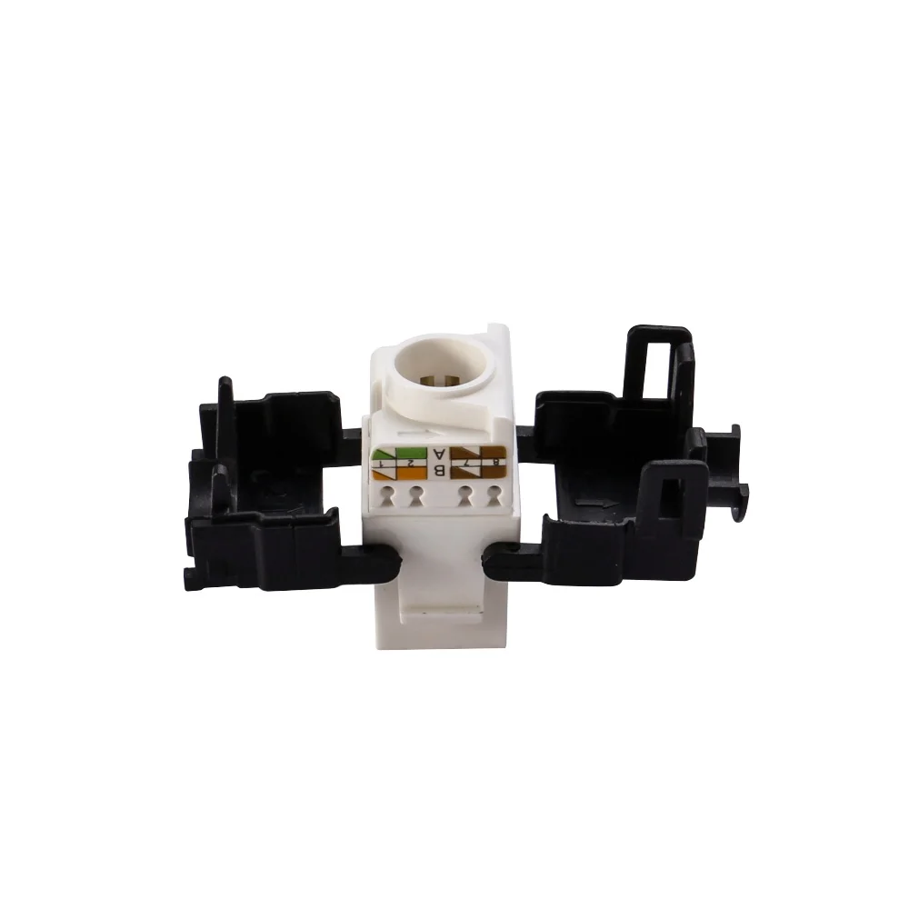 Keystone Jack UTP 180 Degree toolless rj45 cat6 keystone jack with cable holder OEM Factory