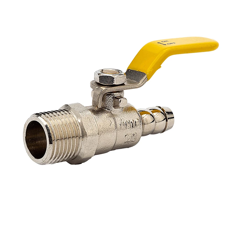 All Copper Small Single Mouth Pagoda Outer Silk Tooth Gas Valve Handle Gas Valve Natural Gas Ball Valve Switch