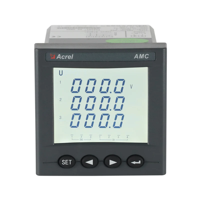 Acrel Solar inverter CE/IEC AMC96L-E4/KC digital multifunctional panel meter/multifunction digital panel meter