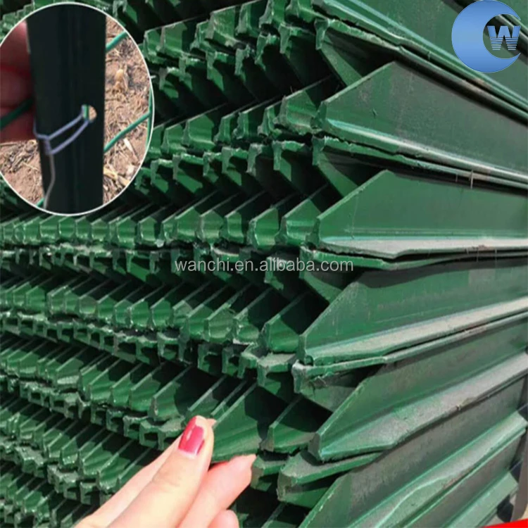 Customized  post bed sun star picket fence post aluminium star picket steel 165cm fence post star picket