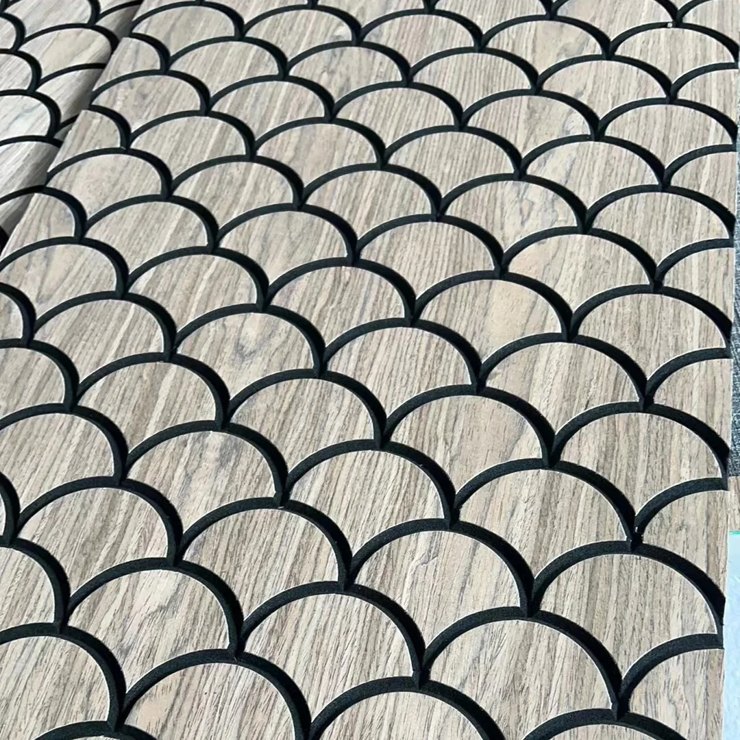 Wooden Acoustic Panel MDF Veneer Composition Acoustic Panel Melamine/Natural Oak Acoustic Slat Wood Wall Panels