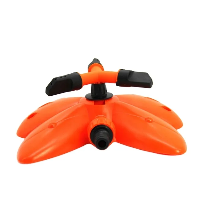 Plastic Three Arm 360 Degrees Rotating Irrigation Water Sprinkler Plastic Three Leaves Water Garden Sprinkler Lawn Sprinkler