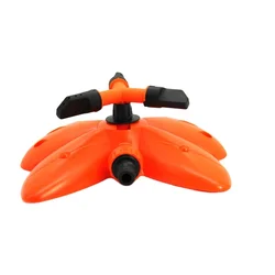 Plastic Three Arm 360 Degrees Rotating Irrigation Water Sprinkler Plastic Three Leaves Water Garden Sprinkler Lawn Sprinkler