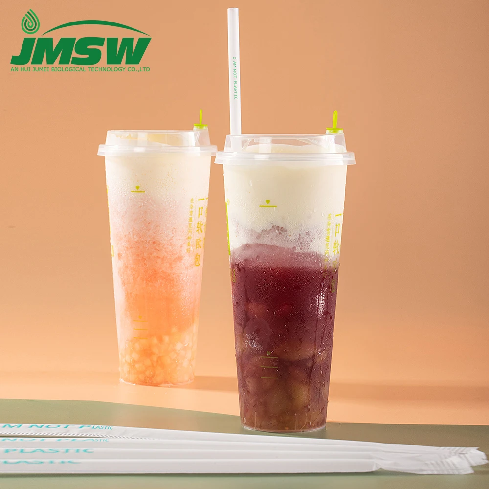 Customized Color PLA PBS Heat Resistance Opaque biodegradable Compostable Straw Resin