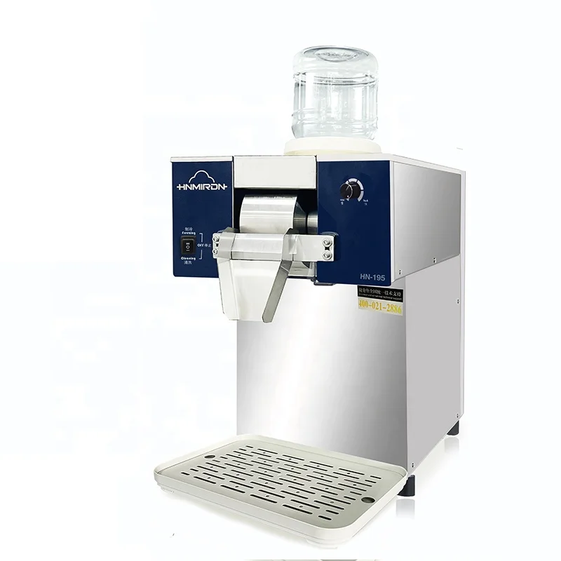 2021 Commercial snowflake ice shaving powdered machine korea bingsu freezer factory price Japanese kakigori machine