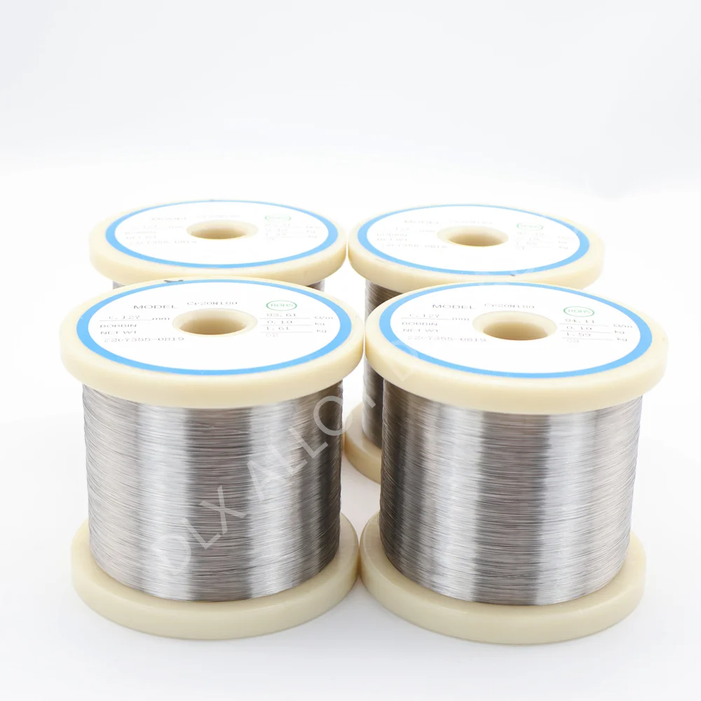 Cr20Ni80 Wire Nichrome Resistance Electric Wire For Heating Element  Nichrome Wire 0.05-7.5mm for household appliance