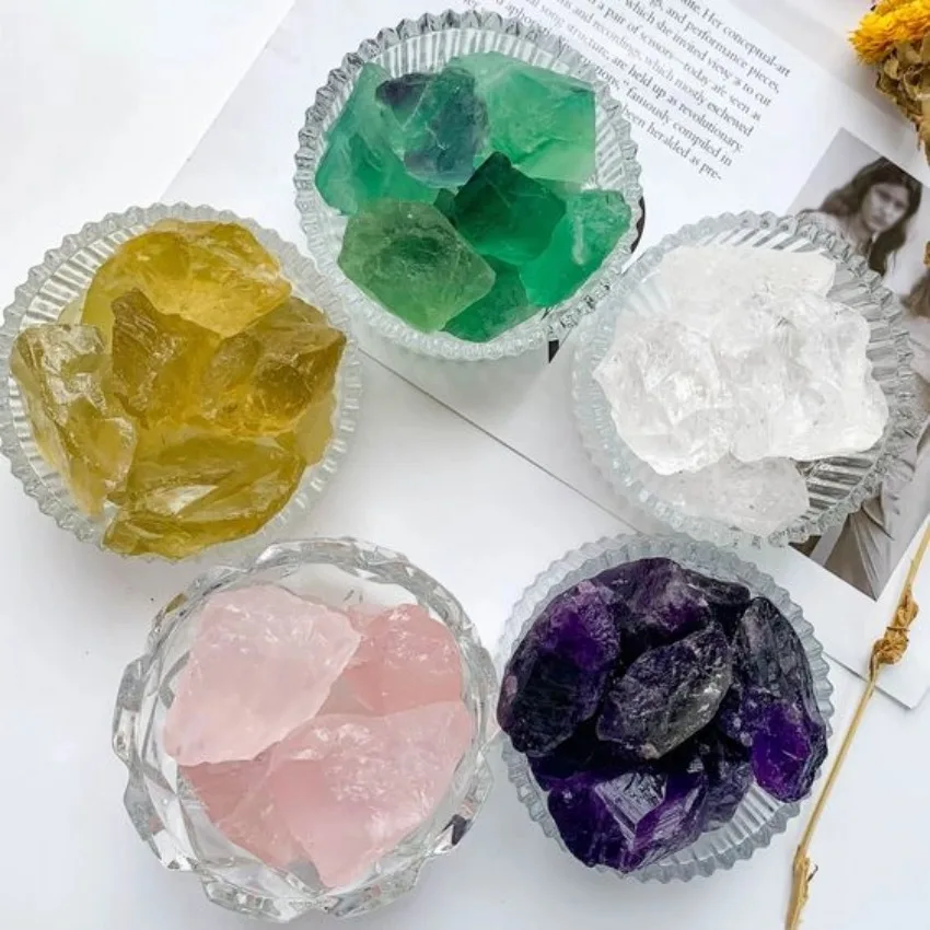 OEM Beauty Diffuser Aromatherapy Essential Oil Natural Tea Tree Rose Natural Rosemary Aroma Essential oil with Crystal Stone Set