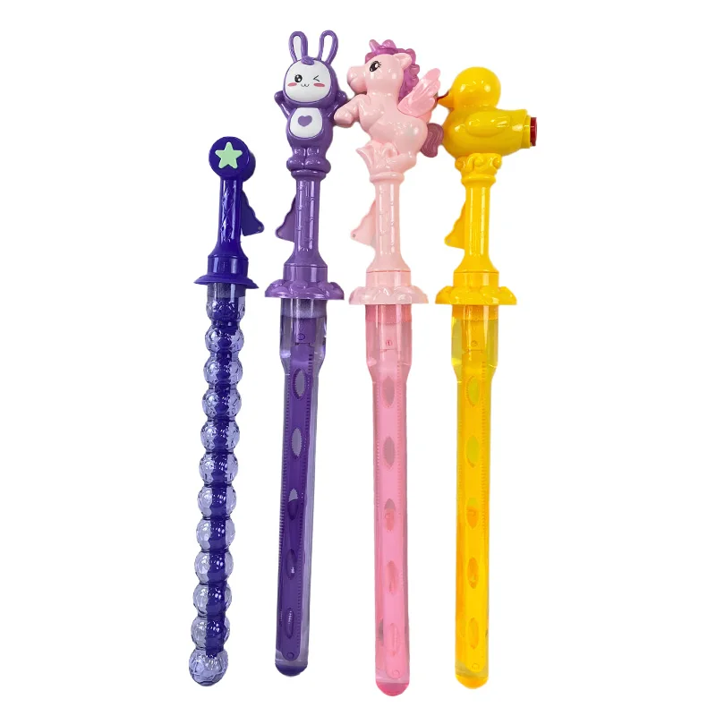 Wholesale Mini bubble Wands Party Favors Handheld Plastic Soap water bubble Stick Toys For Kids Boys Girls
