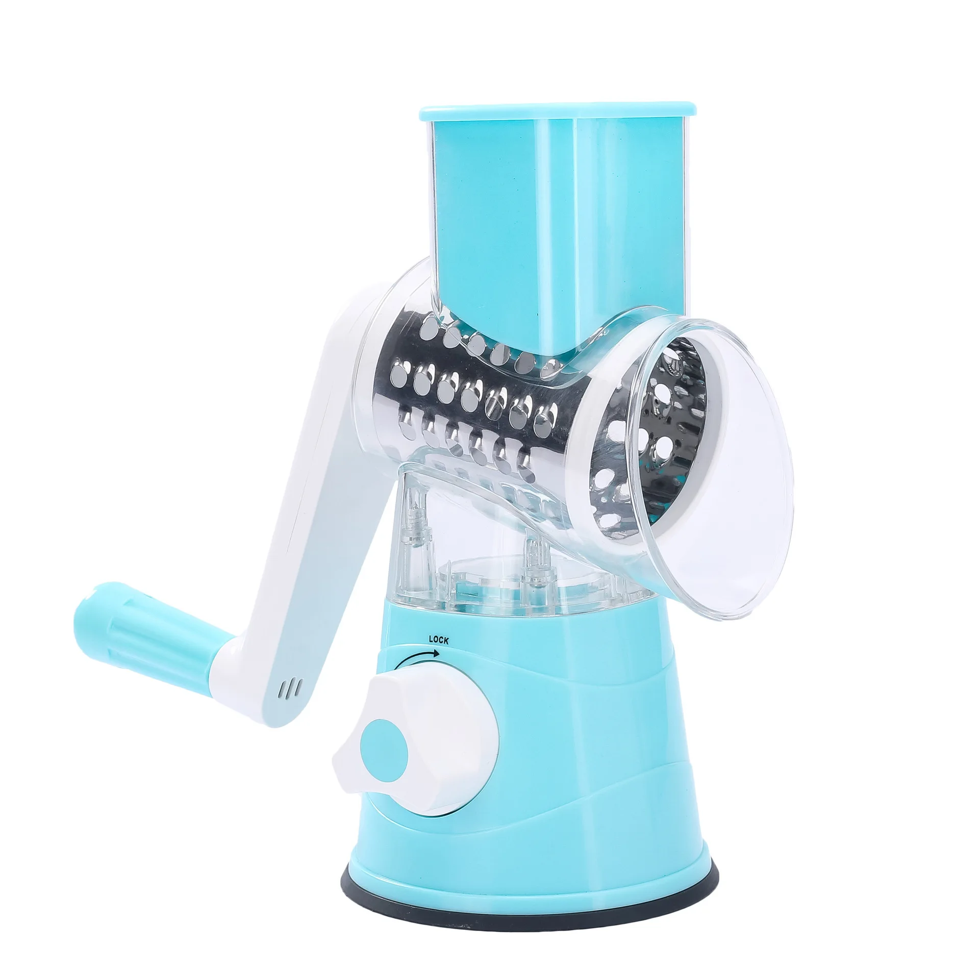 Multi Function Stainless Steel Manual, Vegetable Chopper Multi Function Rotary Cheese Grater