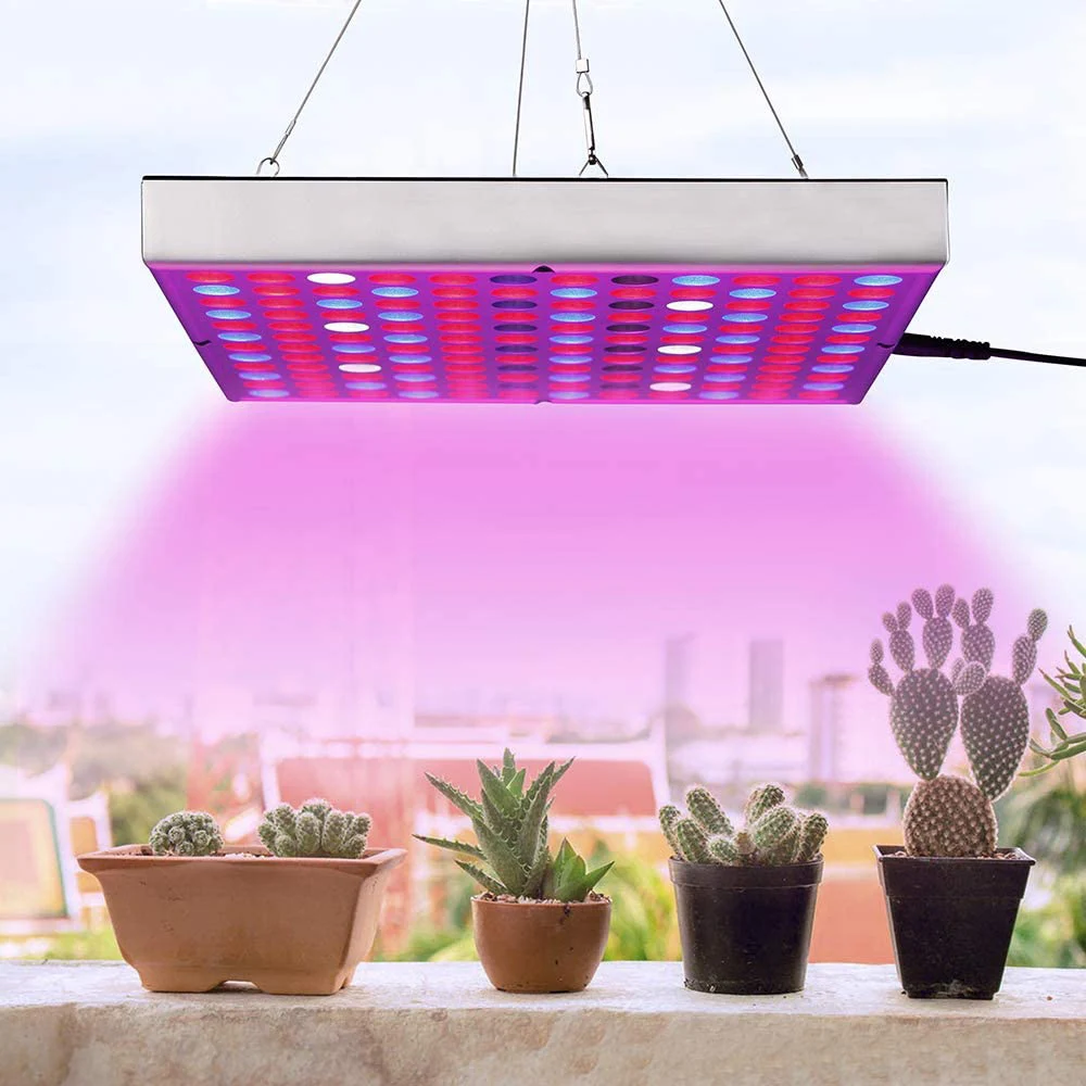 LED Grow Light for Indoor Plants 45W Plant Lights Full Spectrum Panel Grow Light for Seedlings Succulents Micro Greens Vegetable