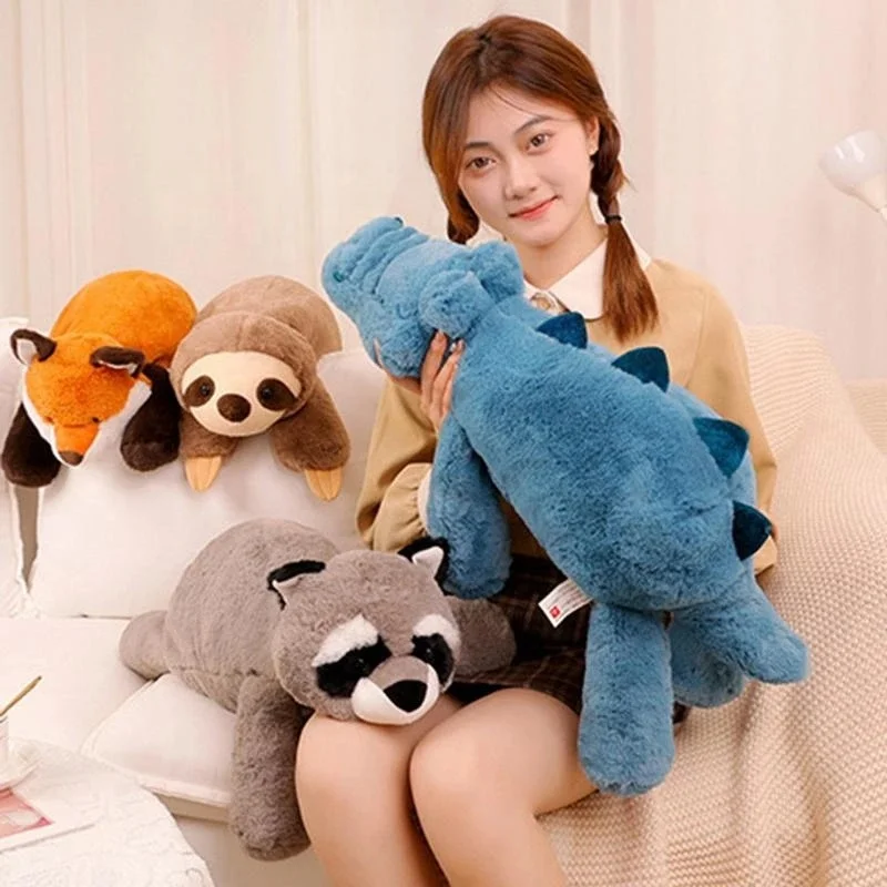 Factory Directly Selling Soft Stuffed Animals Weighted Animal Doll Plushie Fox Crocodile Sloth Squishyes Plush Toy