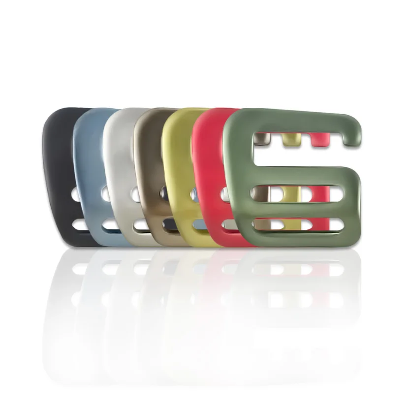 Factory Wholesale Customized Luggage Hardware Accessories Adjustable 25mm Curve Buckles for Webbing Slide Buckles G Hook