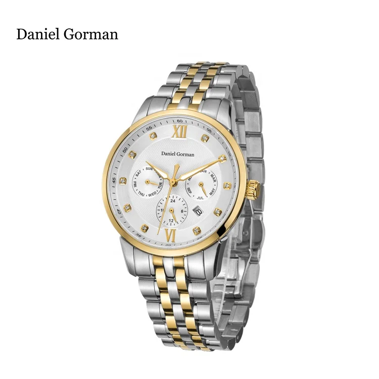 Luxry Watches Earth Stainless Steel Case Back Price Sapphire Glass Watch